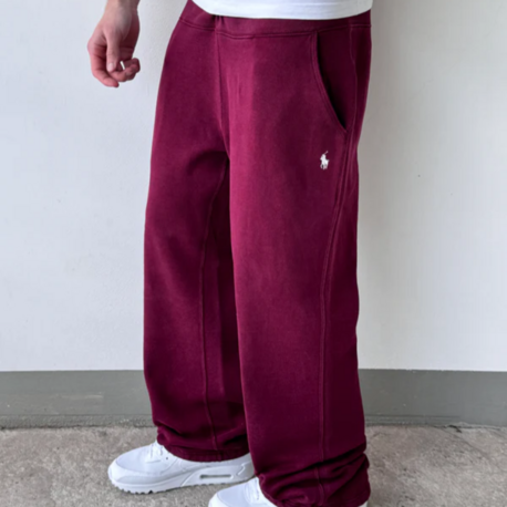 Polo Ralph Lauren Bordo Renk Baggy Jogger Eşofman Altı