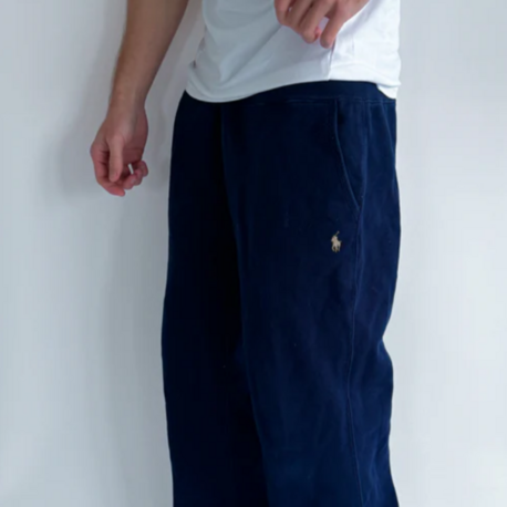 Polo Ralph Lauren Lacivert Baggy Jogger Altın Nakış Detaylı 