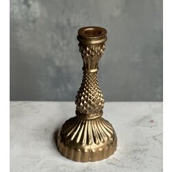 Polyester Bronz Şamdan Orta Boy