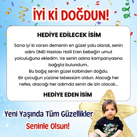 DİJİTAL DOĞUM GÜNÜ KARTI 