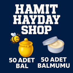 50 Adet Bal + 50 Adet Balmumu