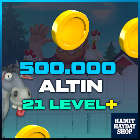 500.000 ALTIN – 21 SEVİYE ÜSTÜ HESAPLAR İÇİN