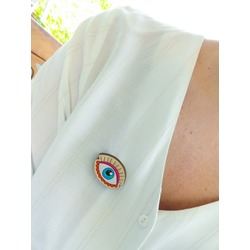 Handmade Wooden Brooch