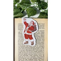 Noel Baba Mıknatıslı Kitap ayracı