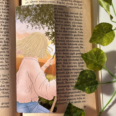 Salıncak temalı kitap ayracı