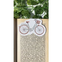 Bisiklet mıknatıslı kitap ayracı