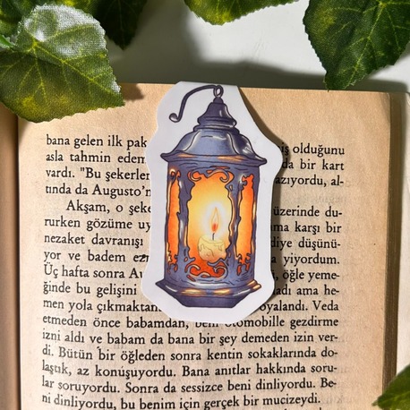 Lamba temalı mıknatıslı kitap ayracı
