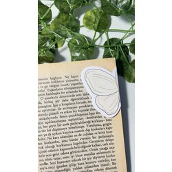 Kelebek mıknatıslı kitap ayracı