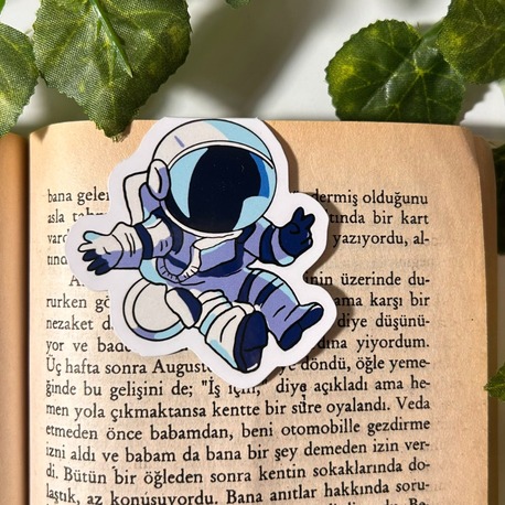 Mıknatıslı Astronot kitap ayracı Magnetli kitap ayracı Manyetik kitap ayracı