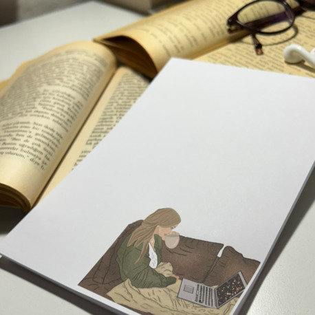 Film Temalı Notepad Çek Kopar Defter, Tutkallı Bloknot, A5, Çizgisiz Defter