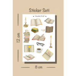 Kitap sticker serisi