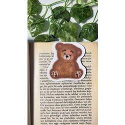 Ayıcık mıknatıslı kitap ayracı