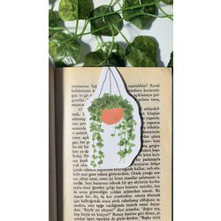 Salkım çiçek mıknatıslı kitap ayracı