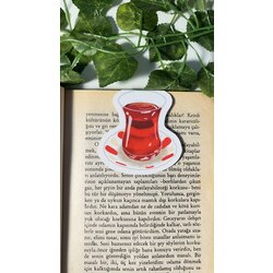Çay mıknatıslı kitap ayracı