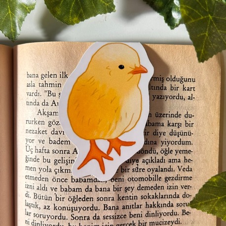 Mıknatıslı Civciv kitap ayracı, Magnetli kitap ayracı, Manyetik kitap ayracı