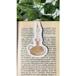 Mum mıknatıslı kitap ayracı