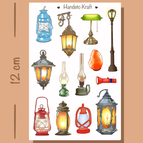 Lamba temalı sticker seti