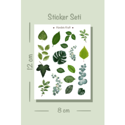 Yaprak Sticker Serisi