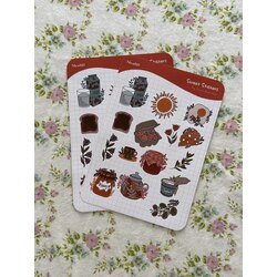 Kahvaltı Temalı Sticker Seti