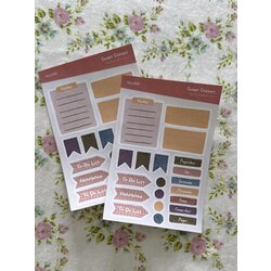 Günlük Planlayıcı Mat Sticker Seti-1