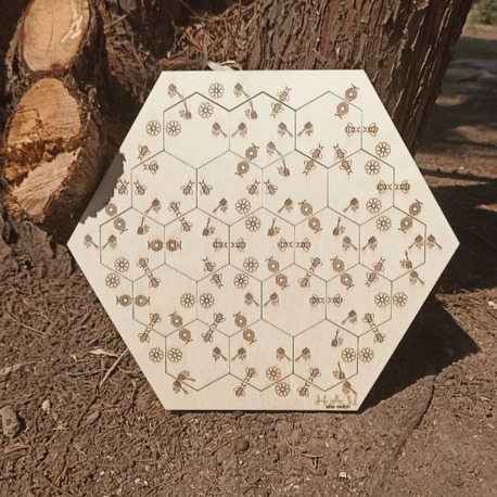 Eğitici Petek Geometrik Sudoku | Eşleştirme Oyunu