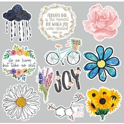 Çiçekli Sticker Seti 2
