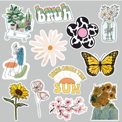 Çiçekli Sticker Seti 1
