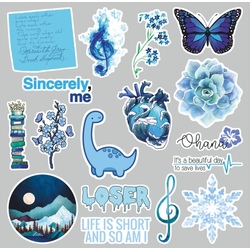 Mavi Sticker Seti 