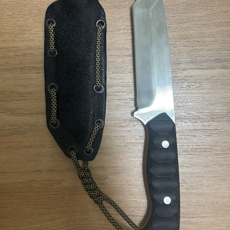 4116 çelikten tanto bıçak ve kydex kılıf