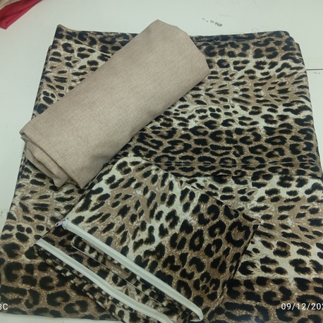 leopar desen tek kişilik nevresim takımı