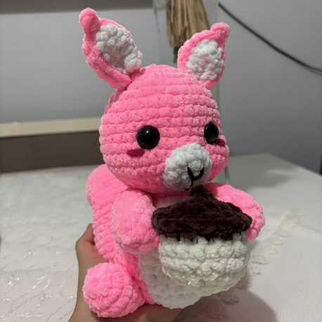 Pembe sevimli sincap