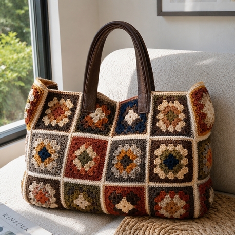 granny square bag (sipariş ile örülmektedir)