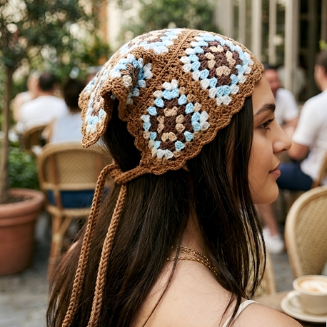 Örgü bandana (sipariş ile örülmektedir) 
