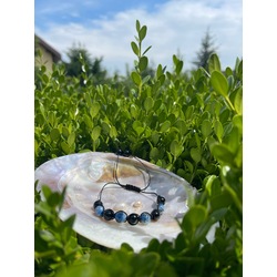 Doğal Cam Oniks ve Yeşim (Jade) Taşı Bileklik - Güç ve Huzuru Bileğinizde Taşıyın