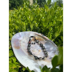 Doğal Kan Taşı (Bloodstone) Bileklik - Güç ve Canlılığın Simgesi