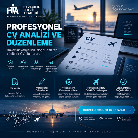 Profesyonel CV Analizi ve Düzenleme | Havacılık Odaklı
