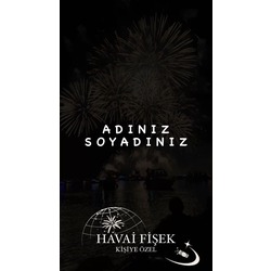 "Adınız Soyadınız" Özel Tasarım Gösterisi