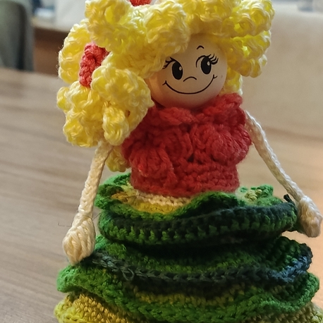 Bahar mini amigurumi bebek