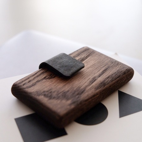 Wood Wallet Chocolate 