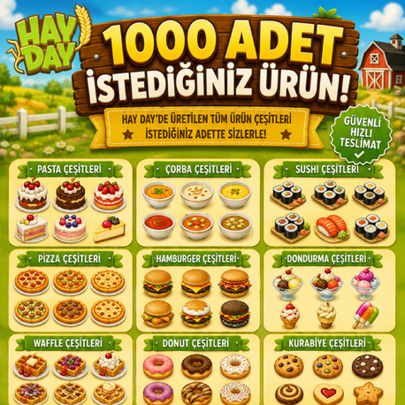 1000 ADET KARIŞIK ÜRÜN