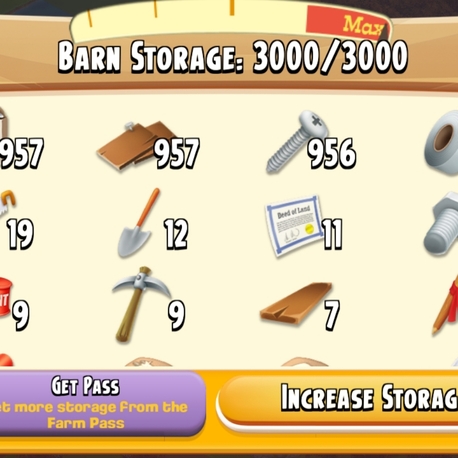 50 LVL 3000 DEPOLU İÇİ AMBAR MALZEMESİ DOLU HESAP