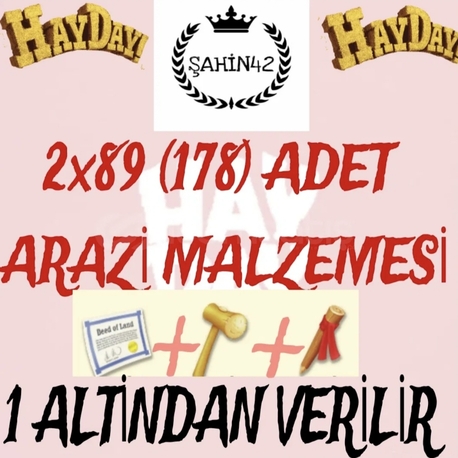✅ KAMPANYA✅2x89 ARAZİ + 100 ADET TESTERE 