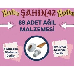 89 ADET AĞIL MALZEMESİ 