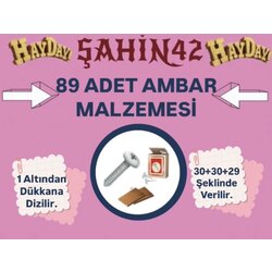 89 ADET AMBAR MALZEMESİ 