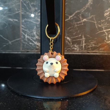 Mini Kirpi Tasarım Anahtarlık