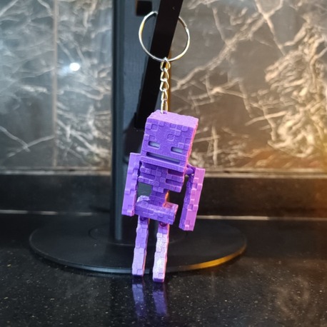 Minecraft İskelet Tasarım Anahtarlık