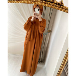 Şallı abaya elbise
