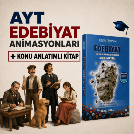AYT Edebiyat Animasyonları + Kitap