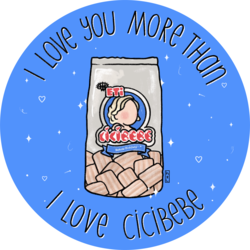 cici bebe . açacaklı magnet - mavi