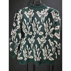 Vintage Unisex Yeşil Renk Kazak 